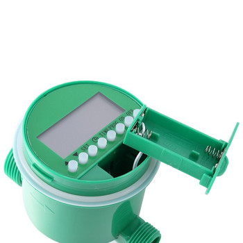 Автоматичен таймер за напояване, таймер за кран с единичен изходен маркуч, цифров LCD, електронен домакински таймер за вода, външен водоустойчив гард