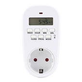 24 valandų suplanuotas lizdo laikmatis Buitinės technikos intervalas Laikrodis Sieninė plokštė EU Plug Office Viešbutis Komercinės klasės