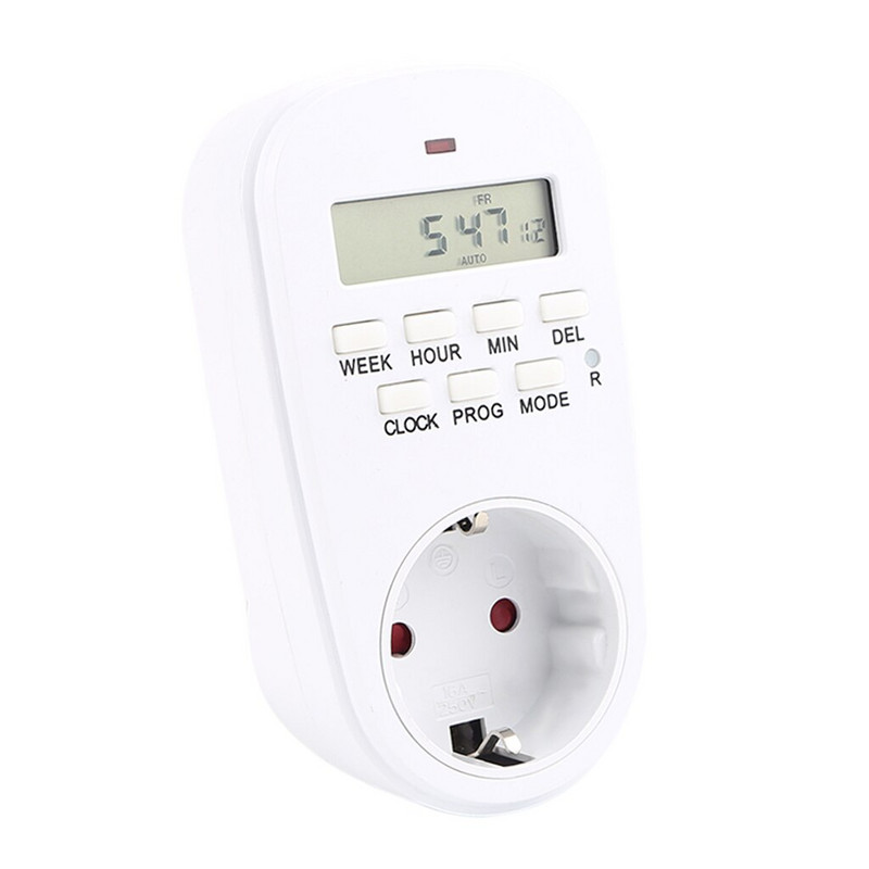 24 valandų suplanuotas lizdo laikmatis Buitinės technikos intervalas Laikrodis Sieninė plokštė EU Plug Office Viešbutis Komercinės klasės