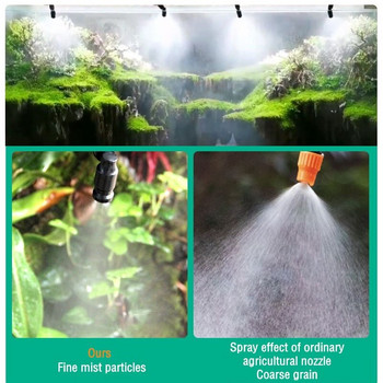 Garden Reptile Intelligent Spray System Atomizer Terrarium Humidifier Electronic Timer Automatic Mist Rainforest Spray System