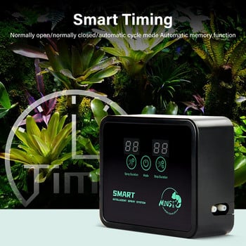 Garden Reptile Intelligent Spray System Atomizer Terrarium Humidifier Electronic Timer Automatic Mist Rainforest Spray System