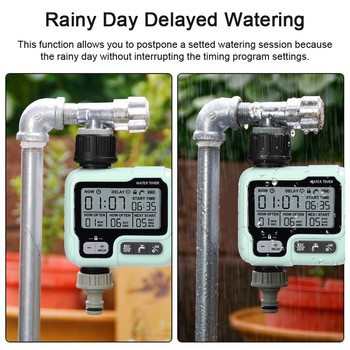 IPX5 Αδιάβροχο Έξυπνο Αυτόματο Ποτιστικό Ελεγκτής Home Garden Water Timer Αυτόματο σύστημα στάγδην άρδευσης Ελεγκτής