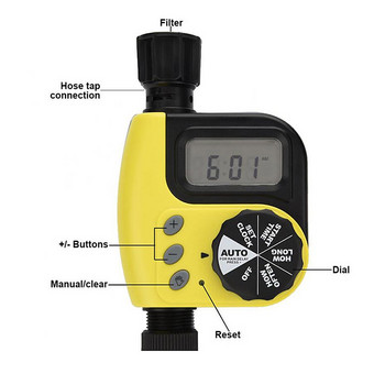 Регулируем цифров таймер за вода Електрически таймер за поливане Контролер за капене на вода в градината Контролер за автоматично напояване
