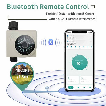 WiFi Water Smart Timer Инструмент за градинско напояване Bluetooth Gateway Atuomatic Electronic Watering Outdoor Water Control Program Set