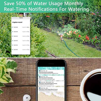 WiFi Water Smart Timer Инструмент за градинско напояване Bluetooth Gateway Atuomatic Electronic Watering Outdoor Water Control Program Set