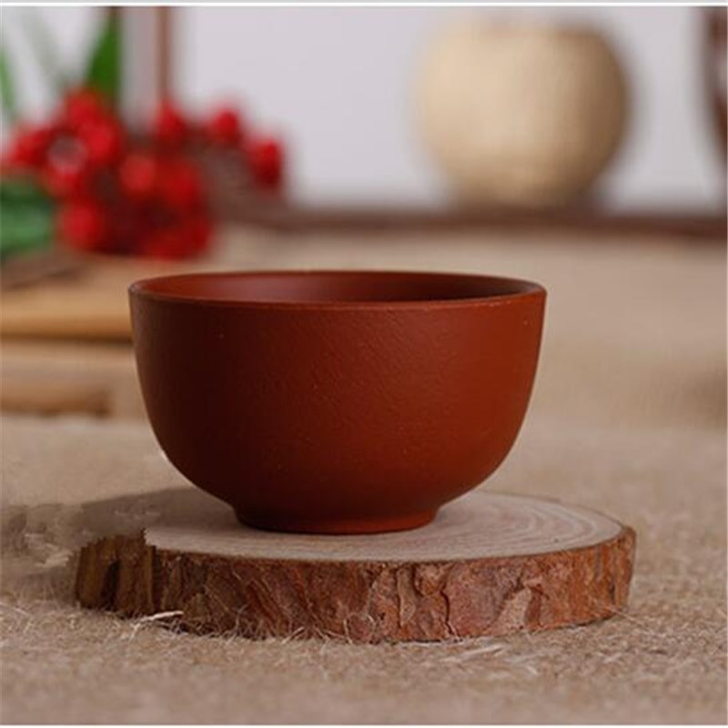 2 бр./лот zisha чаени чаши лилава глинена чаша 30 ml yixing чаша pu er tea tools kungfu tea cup gift drink tea tool