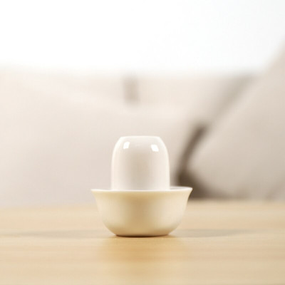 ceașcă de ceai din porțelan din ceramică albă-albăstruie ceașcă wenxiang ceașcă de kung fu chinezească