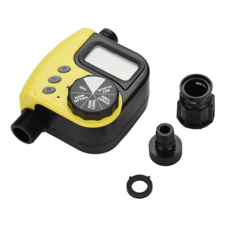 G3/4 automatikus kerti öntözés időzítő vezérlőszelep LCD digitális intelligens öntözés időzítő vezérlő esőkésleltető funkcióval