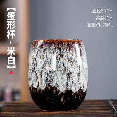 1db kemencecsere kínai kerámia teáscsésze porcelán kung fu csésze fazekas személyi egyszemélyes italáru kávésbögrék nagykereskedés