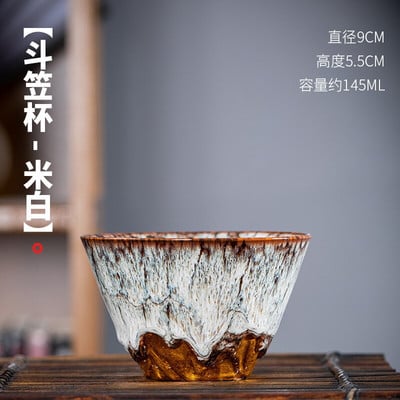 1db kemencecsere kínai kerámia teáscsésze porcelán kung fu csésze fazekas személyi egyszemélyes italáru kávésbögrék nagykereskedés