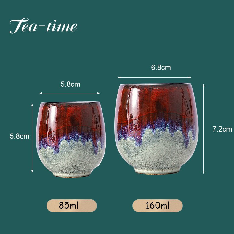85/160ML ceașcă de ceai în stil japonez ceașcă de apă din gresie cești de cafea din ceramică schimbarea cuptorului ceașcă de ceai de bere cană de ceai pentru bucătărie
