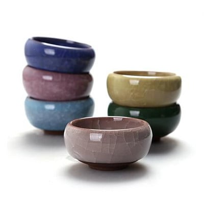 6 комплекта китайски керамични чаши рибни чаши синьо-бял чайник малка порцеланова купа за чай чаша за чай чайник аксесоари напитка Съдове за напитки