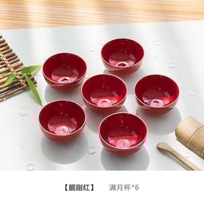 6 комплекта китайски керамични чаши рибни чаши синьо-бял чайник малка порцеланова купа за чай чаша за чай чайник аксесоари напитка Съдове за напитки