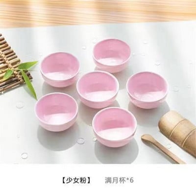 6 комплекта китайски керамични чаши рибни чаши синьо-бял чайник малка порцеланова купа за чай чаша за чай чайник аксесоари напитка Съдове за напитки