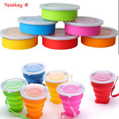 200 ml összecsukható kutya kisállat összecsukható nagy szilikon tál kültéri utazó hordozható kiskutyaeledel edény etető edény