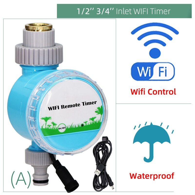 WIFI mobiltelefon távirányító kerti vízidőzítő automatikus öntözés vízálló kültéri beltéri Tuya APP támogatás