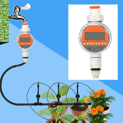 Garden Water Timer Home Indoor Outdoor Timed Irigation Controller για αξεσουάρ συστήματος άρδευσης με σταγόνες/σταγόνες