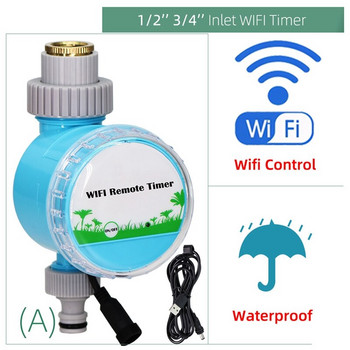 WIFI Τηλεχειριστήριο κινητού τηλεφώνου Garden Water Timer Αυτόματη άρδευση Αδιάβροχο εξωτερικό εξωτερικό χώρο Υποστήριξη Tuya APP