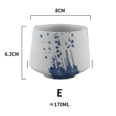 RHE Kerámia csésze nagy kapacitású porcelán kávéscsészék teáscsésze sör whisky italtartó bögre Gyönyörű bögrék teásedény 170 ml kávé