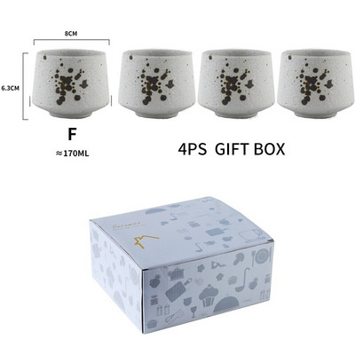 RHE Kerámia csésze nagy kapacitású porcelán kávéscsészék teáscsésze sör whisky italtartó bögre Gyönyörű bögrék teásedény 170 ml kávé