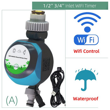 Интелигентен WIFI Градински таймер за вода Дистанционно управление за мобилен телефон Начало Автоматично напояване Поливане Tuya Smartlife