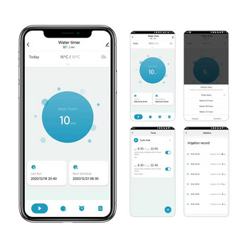 Тип A Tuya Интелигентни таймери за напояване Ръчно/WIFI мобилен телефон Дистанционно капково устройство Smart Life Garden Автоматична напоителна система