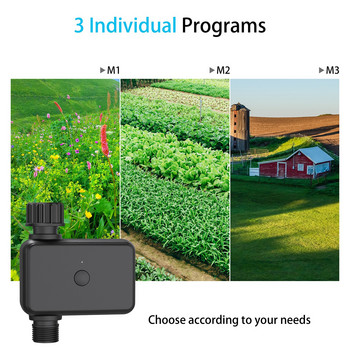 Тип A Tuya Интелигентни таймери за напояване Ръчно/WIFI мобилен телефон Дистанционно капково устройство Smart Life Garden Автоматична напоителна система