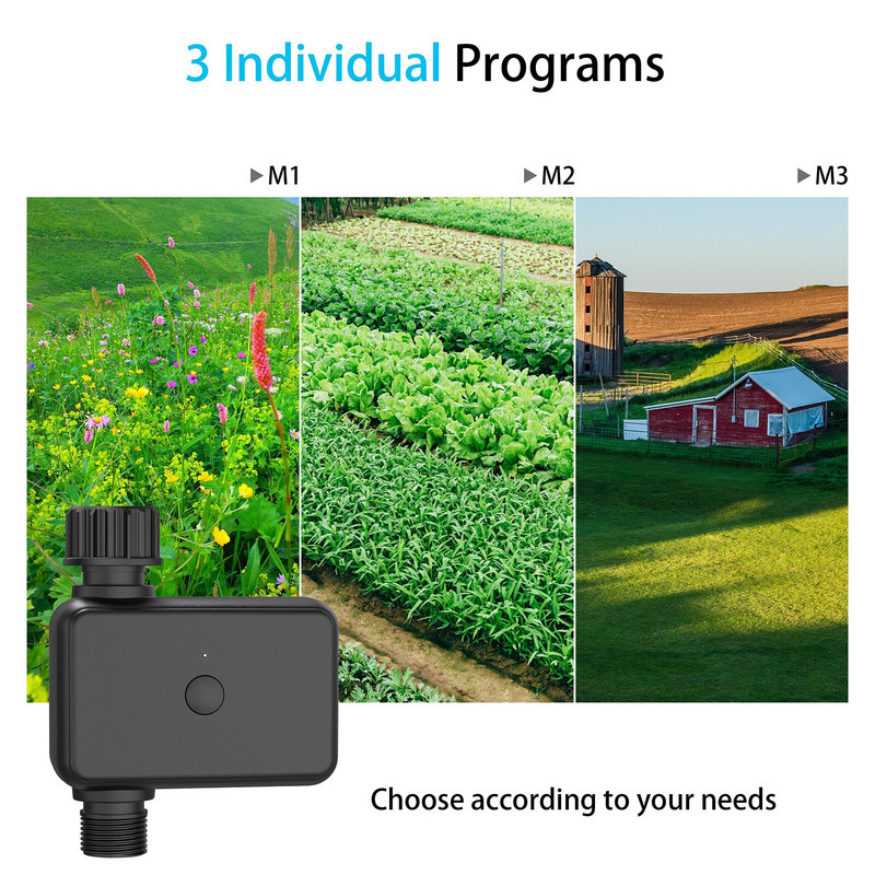 A típusú Tuya intelligens öntözési időzítők kézi / WIFI mobiltelefon RemoteDrip eszköz Smart Life Garden automatikus öntözőrendszer