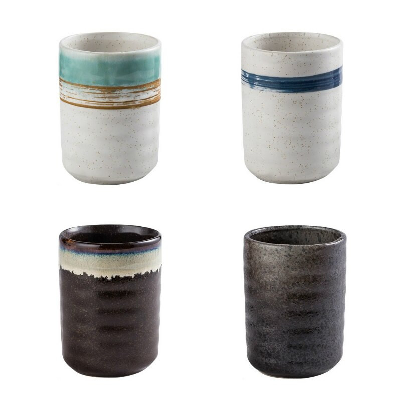 CHANSHOVA 120/300ml Stil tradițional chinezesc retro Slip de personalitate Ceașcă de ceai din ceramică Căni de cafea porțelan din China H307