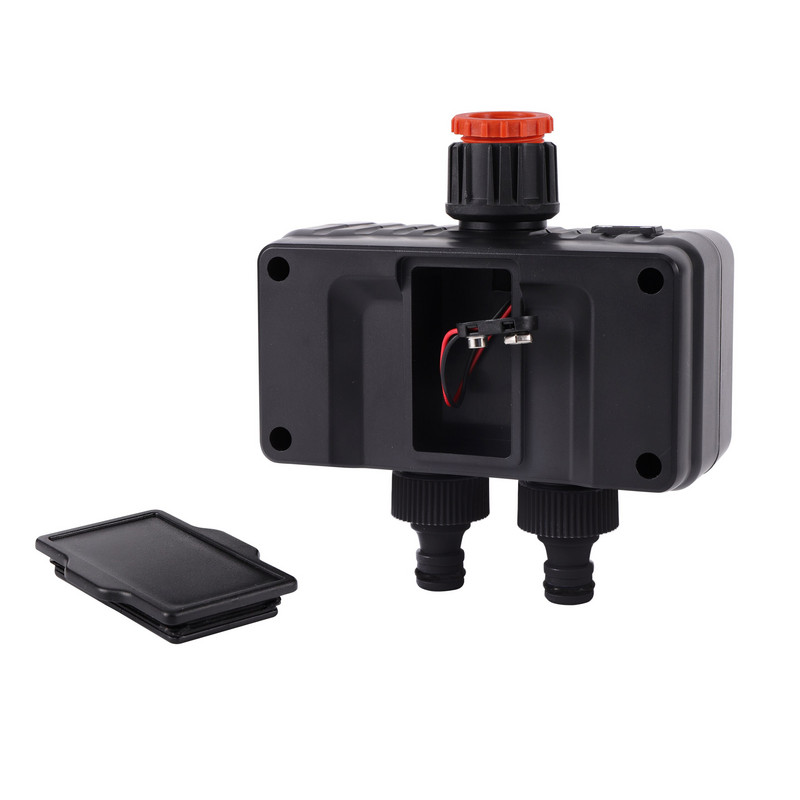 Temporizator de apă cu ecran LCD de 1/2"3/4" cu senzor de ploaie automat inteligent, controler de udare, temporizator de irigare a plantelor de grădină, gazon