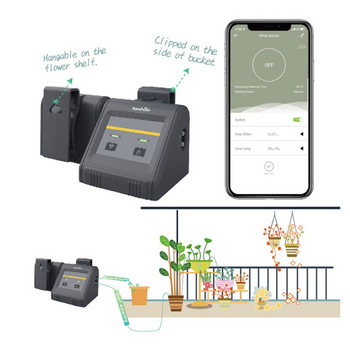 Tuya Wifi таймер за поливане, контролер на помпата за автоматично поливане Rainpoint, система за капково напояване на градината, цветя, растения, спринклер