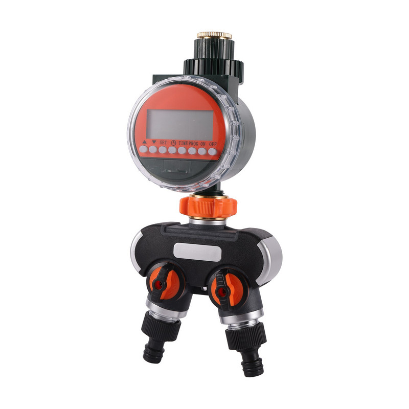 Kerti öntözőcsap öntözési időzítő 1/2"3/4" - 16 mm-es LCD esőérzékelő vízálló automata időzítő otthoni kerti pázsithoz