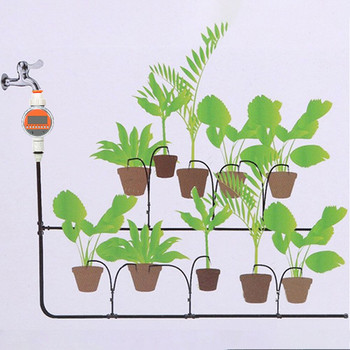 Ηλεκτρονική βαλβίδα σφαιρικής βαλβίδας αυτόματο χρονόμετρο ποτίσματος Ελεγκτής άρδευσης κήπου για χρήση συστήματος άρδευσης με σταγόνες