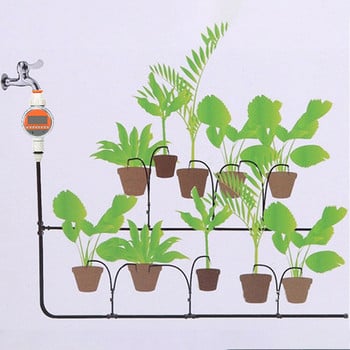 Сферичен кран Електронен автоматичен таймер за поливане Контролер за градинско напояване за използване на система за капково напояване