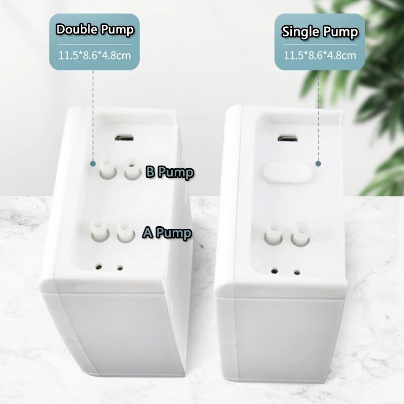 Dispozitiv de irigare prin picurare a grădinii Controler cu pompă dublă Sistem de temporizare Dispozitiv de udare automat inteligent cu energie solară pentru plante