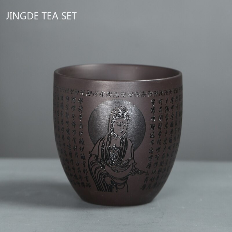 Tradicinis purpurinis molinis arbatos puodelis Kavos puodelis Biuras su rankena arbatos puodeliu Individualizuotos buitinės arbatos rinkiniai Boutique asmeninis vienas puodelis