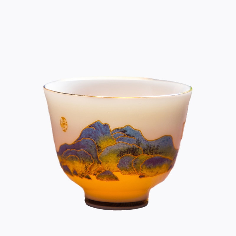 Boutique Suet Jade keramikos arbatos puodelis Kelioninis meditacijos puodelis Asmeninis arbatos dubuo Rankų darbo arbatos rinkinys Priedai Pu'er Master puodelis