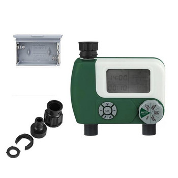 Dual Outlet Garden Watering Timer Ελεγκτής ποτίσματος Αυτόματη ηλεκτρονική βρύση σπιτιού Ψηφιακή βρύση