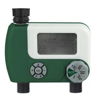 Dual Outlet Garden Watering Timer Ελεγκτής ποτίσματος Αυτόματη ηλεκτρονική βρύση σπιτιού Ψηφιακή βρύση