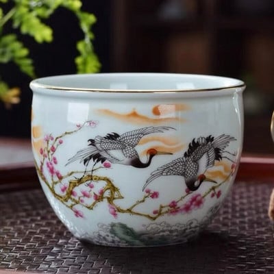 Ceașcă de ceai cu model de dragon din ceramică chinezească, email de uz casnic, măiestrie, ceașcă de ceai personală, o singură ceașcă, accesorii pentru set de ceai