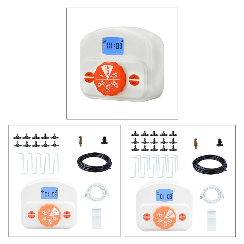 Temporizator inteligent pentru irigare prin picurare pentru grădină, furtun automat pentru stropire, robinet, temporizator de apă, grădină, curte, gazon, seră, dispozitiv de udare, plante