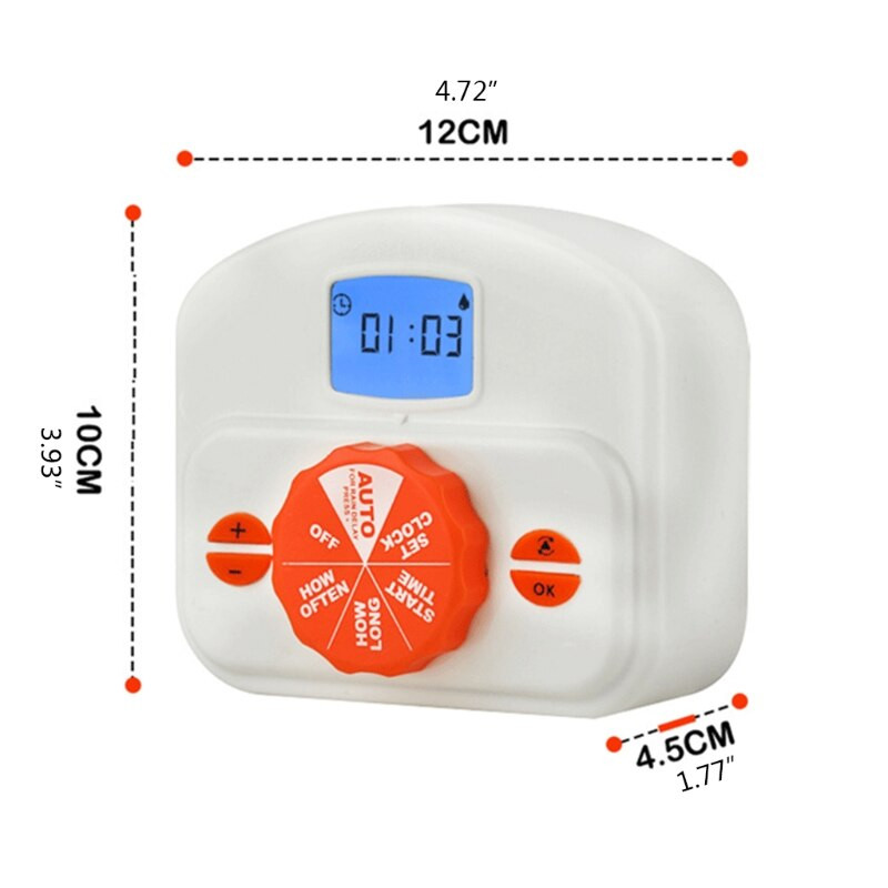 Temporizator inteligent pentru irigare prin picurare pentru grădină, furtun automat pentru stropire, robinet, temporizator de apă, grădină, curte, gazon, seră, dispozitiv de udare, plante