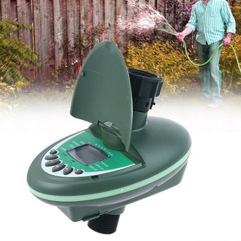 Автоматичен електронен таймер за поливане на градината Контролер за напояване Домашно градинарство спринклер LCD дисплей