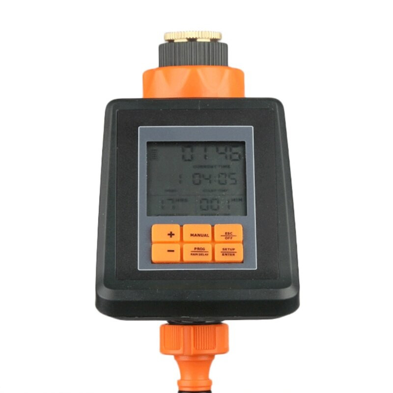 203F programozható automatikus elektronikus vízidőzítő LCD képernyős locsoló vezérlő növény öntözés öntözés vezérlő eszköz