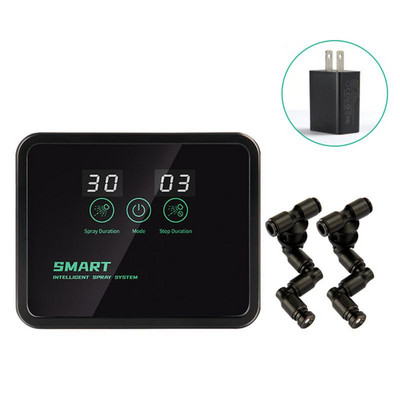 Kit de control al sistemului de pulverizare atomizor pentru reptile Umidificator de plantă cu sincronizare inteligentă Pădure tropicală de ceață automată