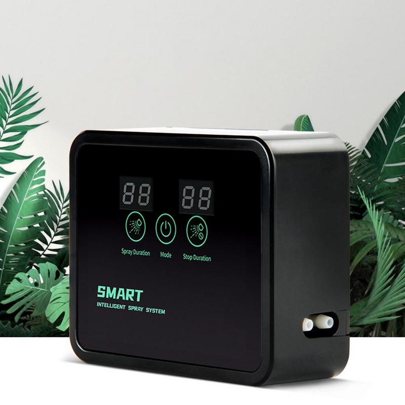 Kit de control al sistemului de pulverizare atomizor pentru reptile Umidificator de plantă cu sincronizare inteligentă Pădure tropicală de ceață automată