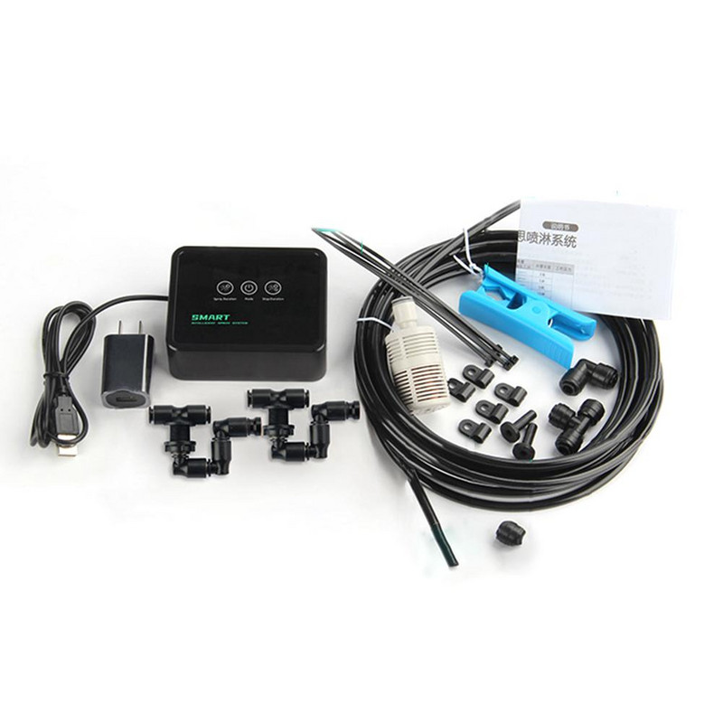 Kit de control al sistemului de pulverizare atomizor pentru reptile Umidificator de plantă cu sincronizare inteligentă Pădure tropicală de ceață automată