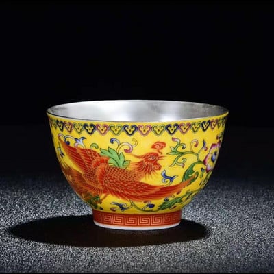 Master Cup Сребърна чаша за чай Единична чаша Керамична чаша за чай 999 Чаша за вино Чаша за чай Кунг-фу купа бизнес подарък позлатена сребърна чаша за чай