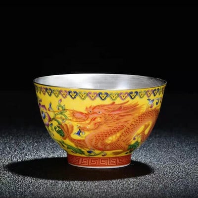 Master Cup Сребърна чаша за чай Единична чаша Керамична чаша за чай 999 Чаша за вино Чаша за чай Кунг-фу купа бизнес подарък позлатена сребърна чаша за чай