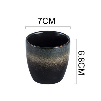 200ml Uued kohvitassid Keraamilised kruusid Õlle Teekruus Viski Klaas Jooginõutass Keraamiline Latte kohv